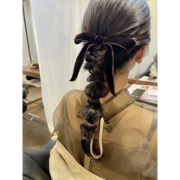 ベロアリボンアレンジ