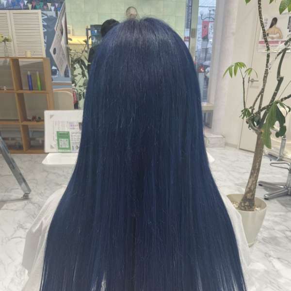 ネイビーカラー&エクステンション