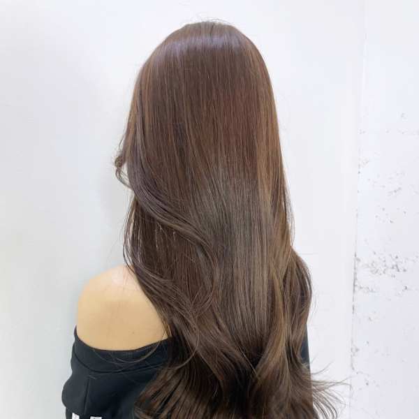 ロング韓国ヘアくびれヘア美髪顔周りレイヤー_ba544241