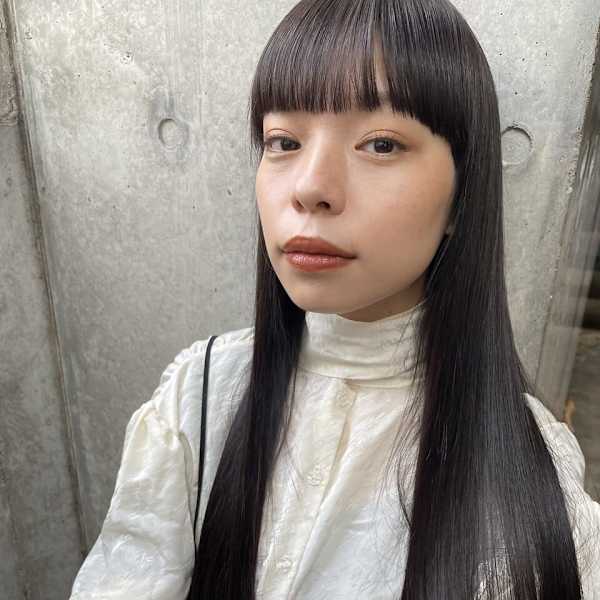 ワイドバング×ストレート