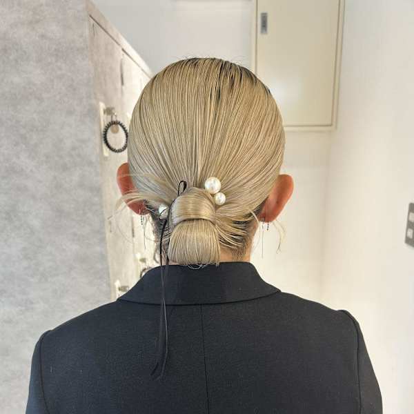 【Nanaka】ハイトーンカチモリお呼ばれヘア