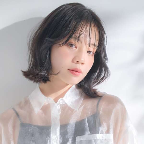 【La fith】外ハネボブ×暗髪カラー×美髪