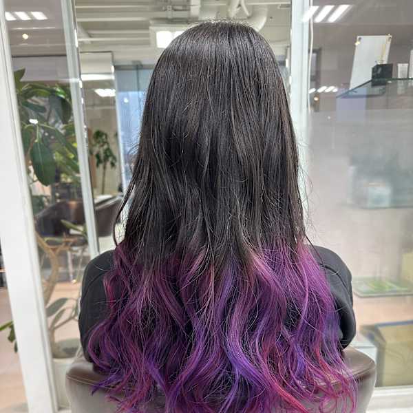 ピンクパープルグラデーション|Hair by PROVE