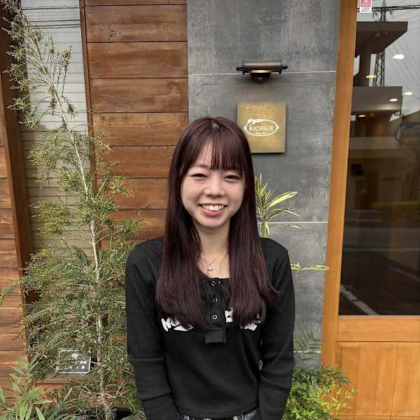 Room RICHAIR【ルームリシェール】のスタッフ紹介。栗田佳奈