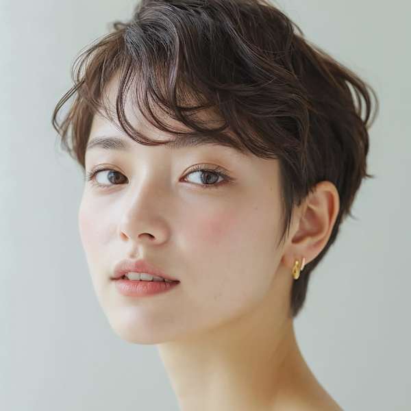 大人可愛いショートヘア