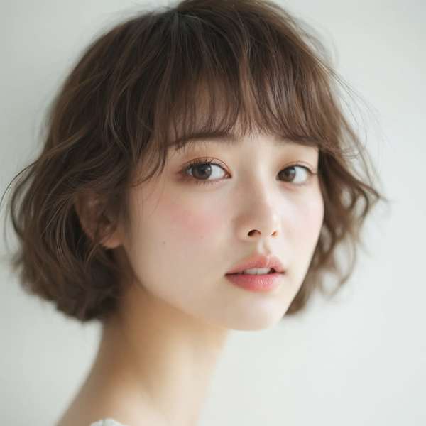 大人可愛いショートヘア