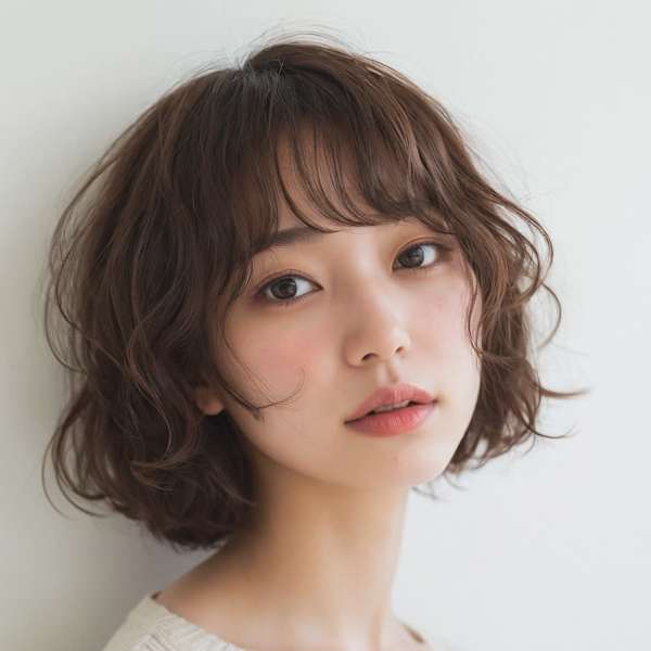大人可愛いショートヘア