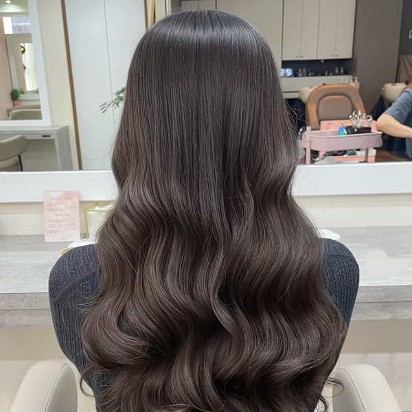 韓国風パーマ/コテ巻き風パーマ/デジタルパーマレイヤーカット