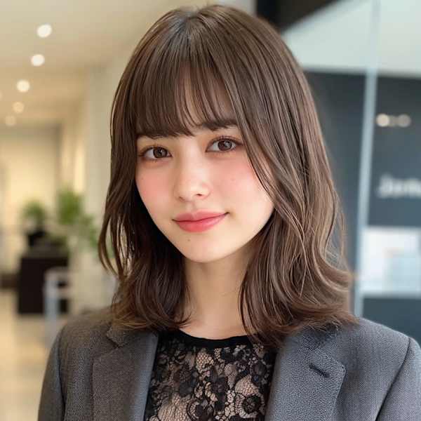 切りっぱなしボブ