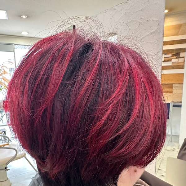 チェリーピンク×ハイライト