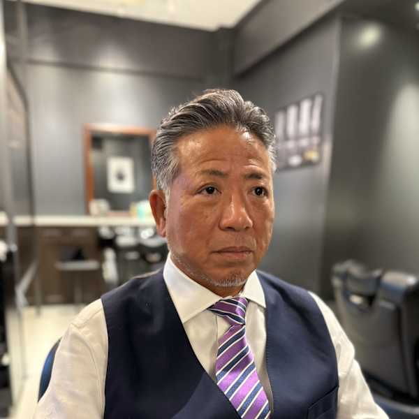 大人海外イケオジグレーサイドパート