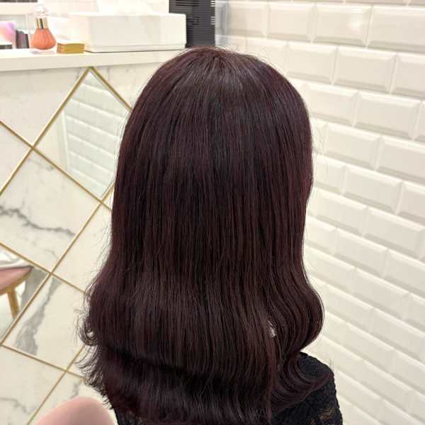 ブリーチなしラベンダーピンク*まゆ