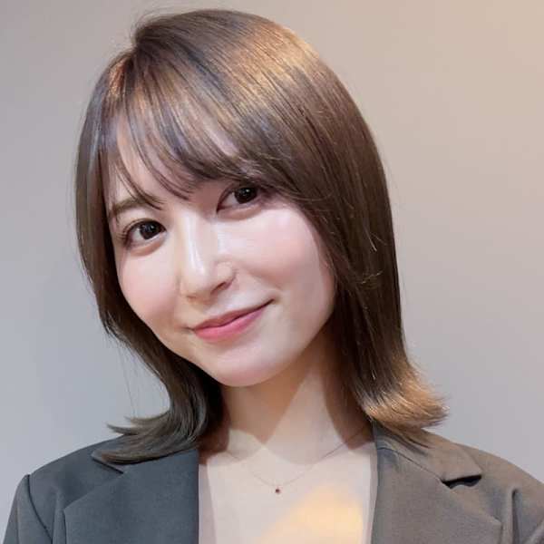 外ハネ　オーガニックカラー　髪質改善