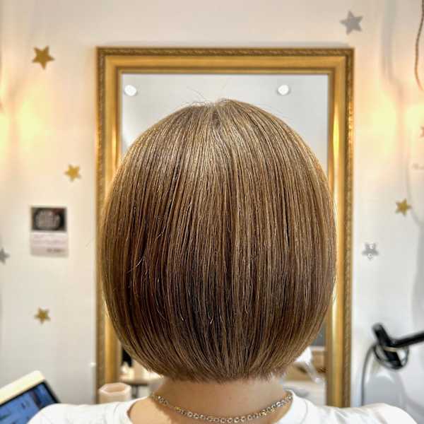 ボブ×縮毛矯正