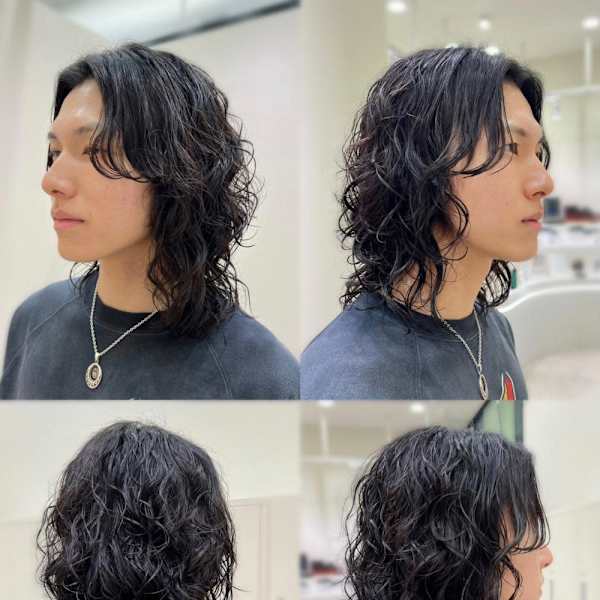 夏の色気パーマ