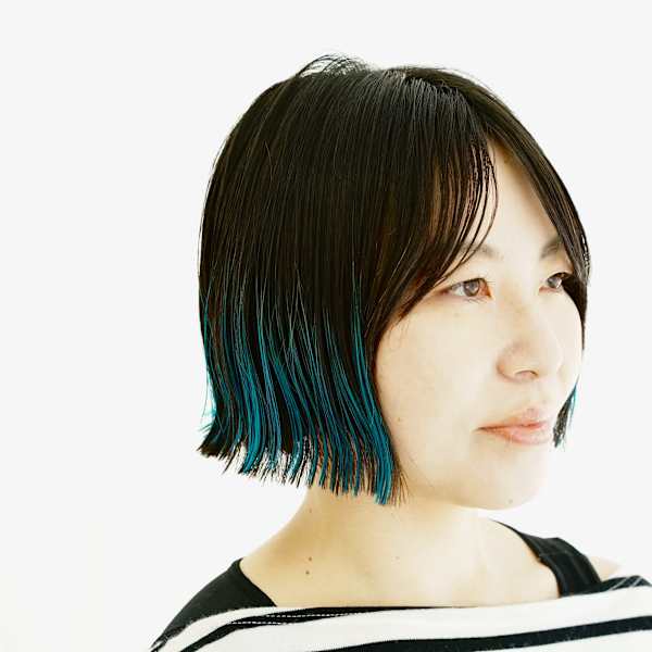 毛先カラー&切りっぱなしボブ