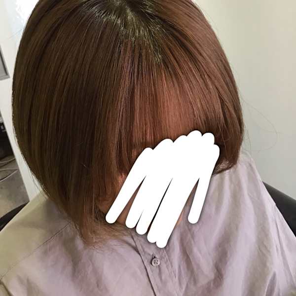 前髪クロスパーマ