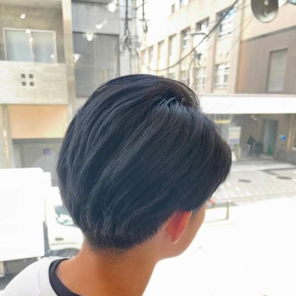 ブルーブラック メンズカット/ダブルカラー