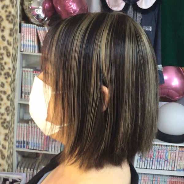 白髪ぼかしハイライトは当店で♪|sakura kawaii