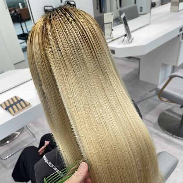 ブリーチ毛でもできる縮毛矯正/美髪縮毛矯正/酸性ストレート