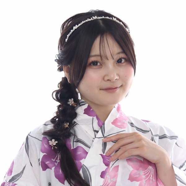 20代/30代/40代/浴衣ヘア/編みおろし