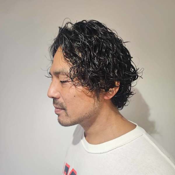 おしゃれメンズパーマ|aluss with AKROS omotesando