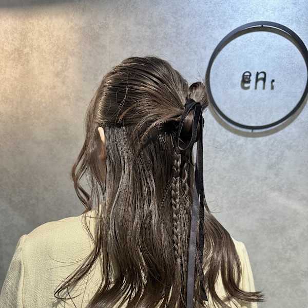 ★カチモリハーフアップ