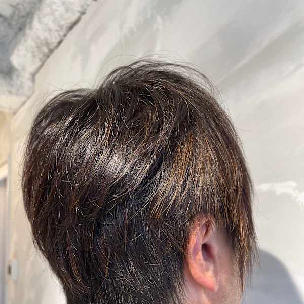メンズ ポイント縮毛矯正|【全席半個室】/仙台駅近/ノンジアミン　hairmake＆design Axe-l