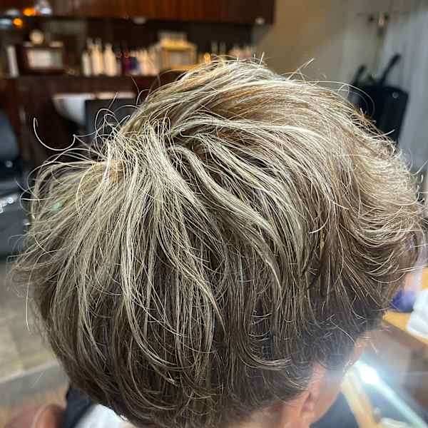 白髪ボカシメッシュ|LUCIS 【ルーキス】