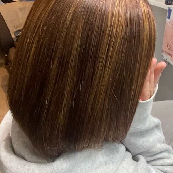 縮毛矯正で艶艶〜