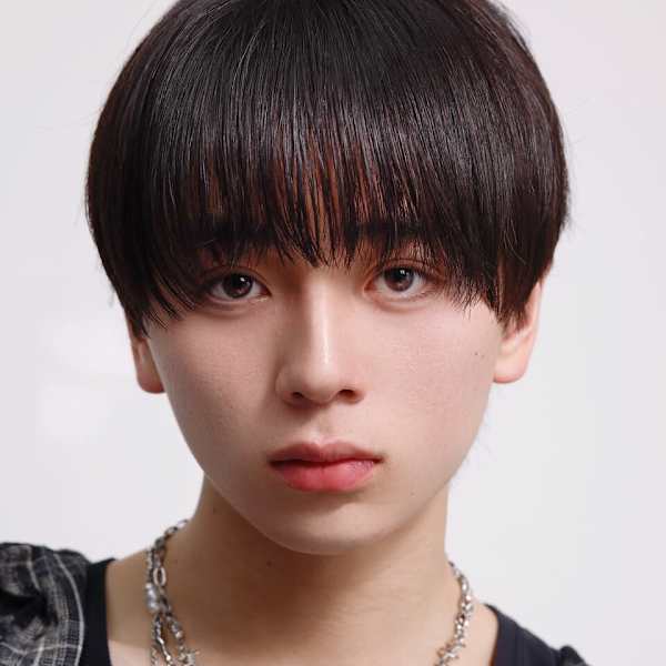 【縮毛矯正】ナチュラル ラウンドマッシュ シースルー