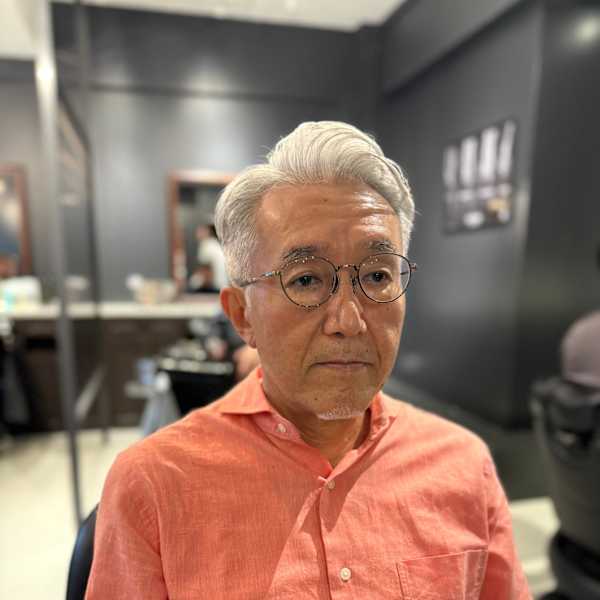 白髪イケオジサイドパート