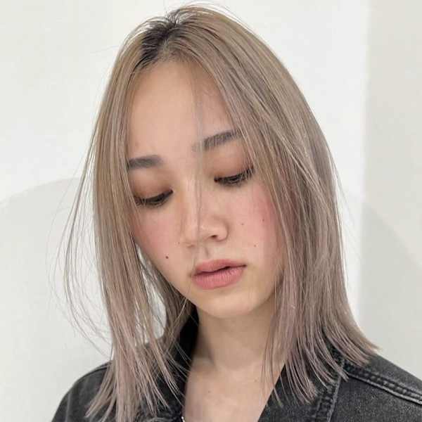 まろやかミルクティー　× レイヤーカット