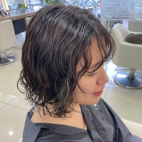 ［風花］Bob nuance perm