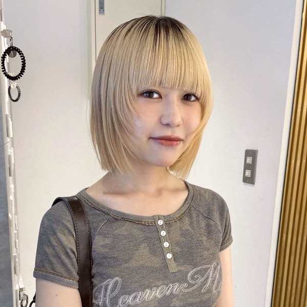 【rizu】ブロンド/レイヤー/ボブ