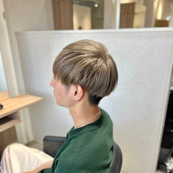 ミルクティーカラーマッシュ