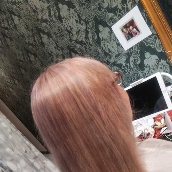 脱白髪染め★ダブルカラーとトリートメントで艶髪ベージュカラー