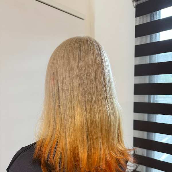 デザインカラー 狐カラー ホワイトベージュ