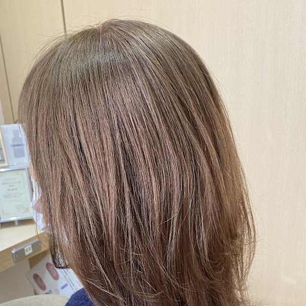 柔らかハイライト☆白髪も隠れる透明感カラー