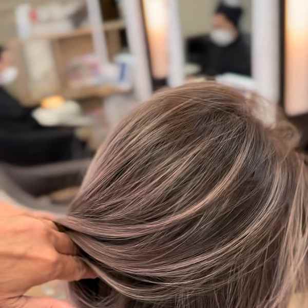 髪質改善カラー×白髪ぼかし