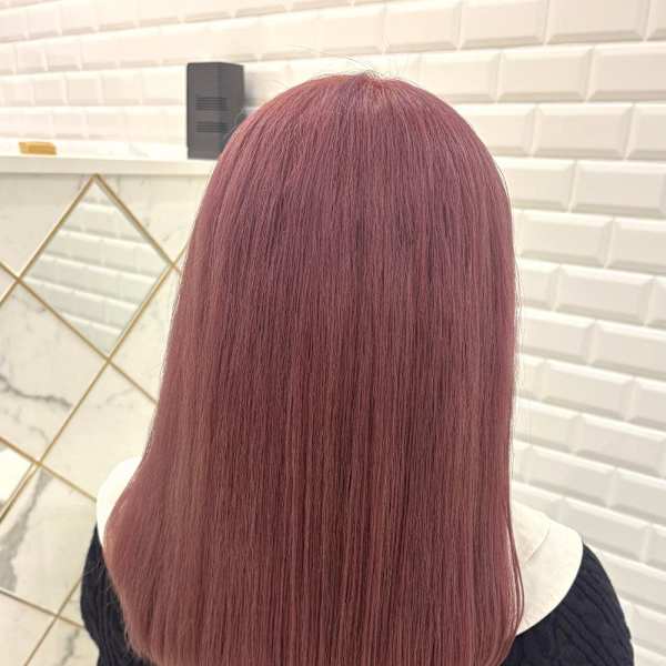 ブリーチ2回でできる透明感ピンクラベンダー*まゆ