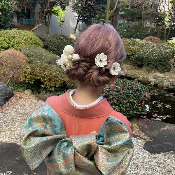 和装ヘアアレンジ