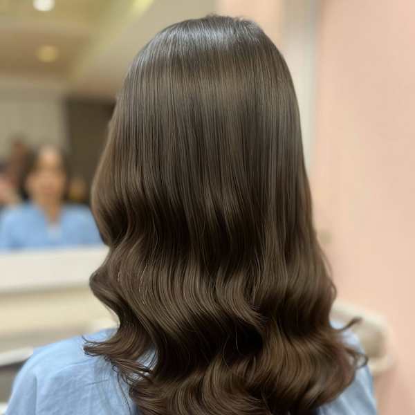 大人可愛い韓国風パーマ