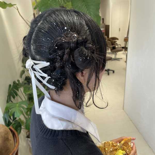 ［風花］クラゲヘア 体育祭アレンジ