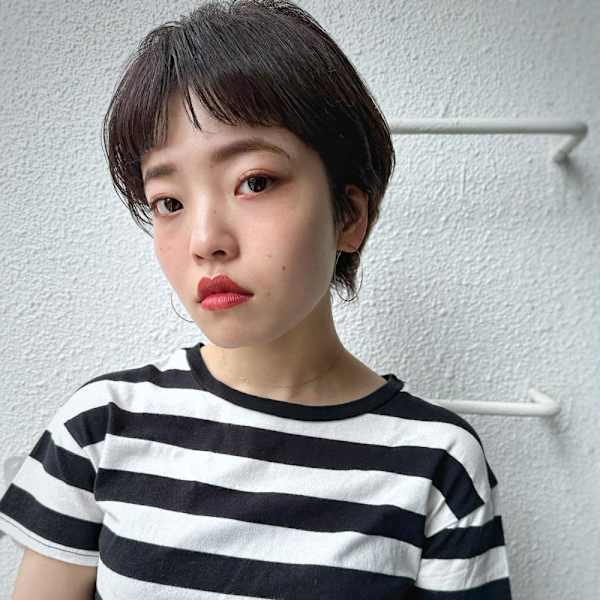 シルキーブラック×ミニマルショート|イトシテ