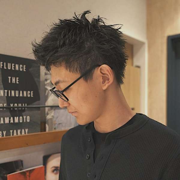 スパイキーショート／メンズカット／平塚美容室