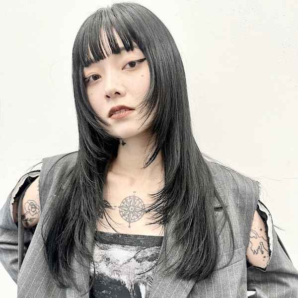 【-KOKO-】#黒髪ロング#レイヤーカット