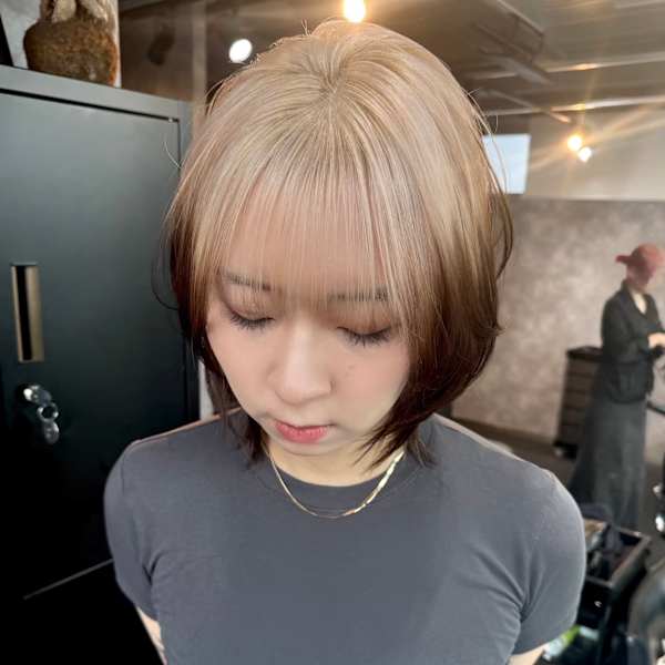 ルーツカラー デザインカラー ハイトーン 表参道/原宿