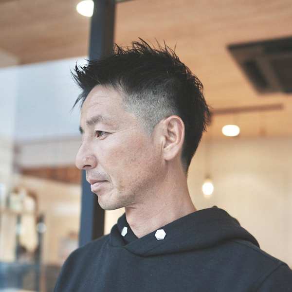 メンズカット刈り上げフェードソフモヒ
