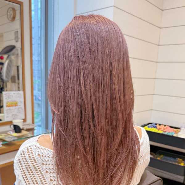 渋谷/ホワイトグレージュ/チェリーブラウン/ミニウルフ